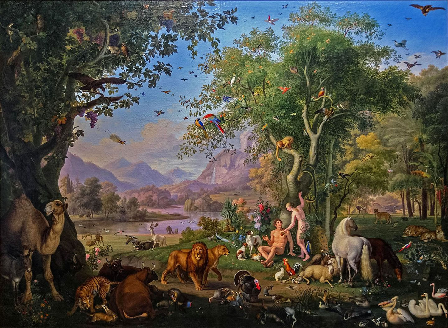 The Catholic Talks Art Speaks Adam and Eve in the Garden of Eden